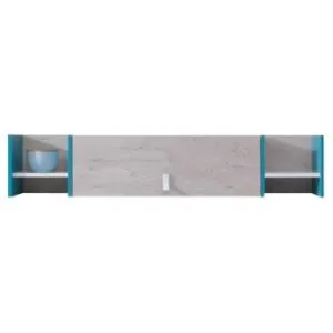 Półka Planet PL12 biały/dąb/morski