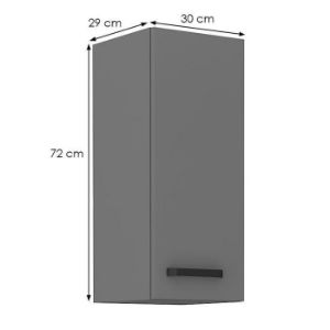 Obrazek Szafka kuchenna NESSA antracyt 30g-72 1f