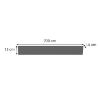 Obrazek Cokół antracyt 2000X150 mm (1 szt)