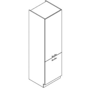  Szafka Kuchenna Bono D60lo 2133 Pl 2fr Biała Alaska/Bia 