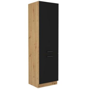 Obrazek Szafka kuchenna Modena 60dk-210 2f czarny/dąb artisan