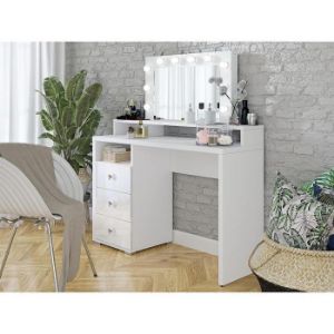 Obrazek Toaletka z oświetleniem 3s Diva 49 biały laminat