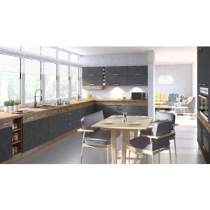 Obrazek Szafka kuchenna VIGO grafit mat 40DK-210 2F