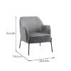 Obrazek Fotel Bob Dark Grey Velvet 13