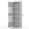 Obrazek Witryna Stela-V1S tobacco/crystal white