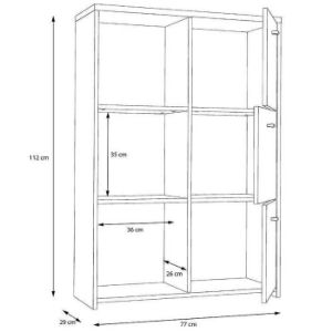 Obrazek Komoda Best Chest Old Wood Vin/Beton