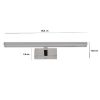 Obrazek Kinkiet Vinci 450 AG-V08W45 chrom 8W K1
