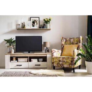Obrazek Szafka RTV Kent 150 biały dąb 11008807