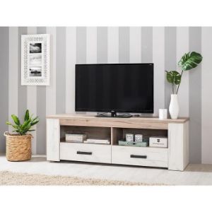 Obrazek Szafka RTV Kent 150 biały dąb 11008807