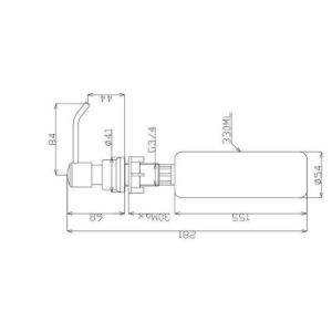 Obrazek Dozownik inox