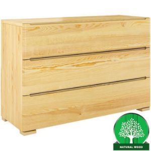 Komoda Drewniana Sosnowa 3s Skandica Sparta Naturalny