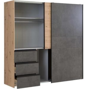 Obrazek Szafa Winn 2 200 cm Dąb Artisan/Beton