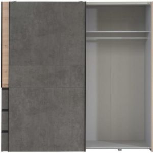 Obrazek Szafa Winn 2 200 cm Dąb Artisan/Beton
