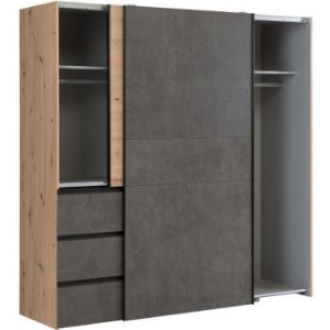 Obrazek Szafa Winn 2 200 cm Dąb Artisan/Beton