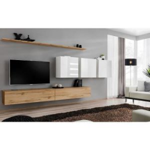Meblościanka Switch VII Wotan/Biały