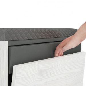 Obrazek Szafka na buty siedzisko 47X50 HYGA01 sosna śnieżna