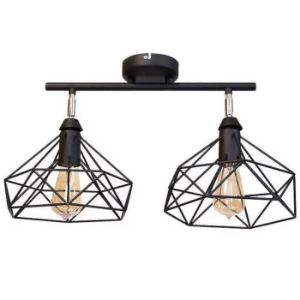 Obrazek Lampa Szach 2711/Z-B-2 czarna LW2