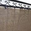 Obrazek Osłona balkonowa 75cm/600cm rattan wenge