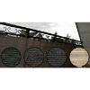 Obrazek Osłona balkonowa 75cm/600cm rattan wenge