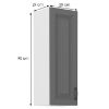 Obrazek Szafka kuchenna Stilo dustgrey/biały 30g/90 1f