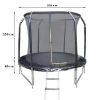 Obrazek Trampolina Comfort z drabinką 244cm czarna