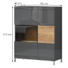 Obrazek Witryna Onyx V90-2KS/ON anthracite/pacific walnut