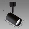 Obrazek Kinkiet Haga black 03505 LK1