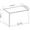 Obrazek Szafka kuchenna Wiktoria Chamonix/Legno 60OK-40