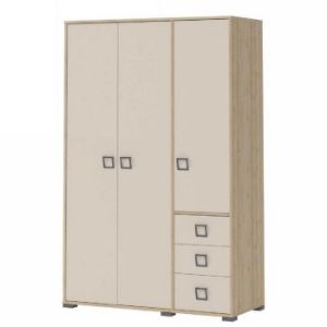 Szafa 3D3S Kiki G33-BK/KI-01 beech/sand
