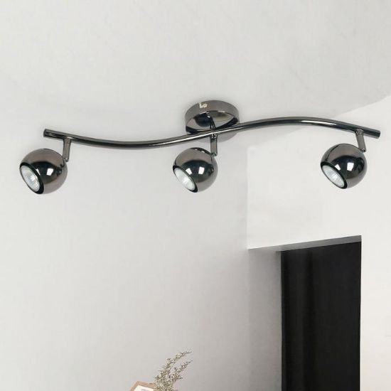 Obrazek Lampa Mars AS-8006-03-6195 czarny-chrom LS3
