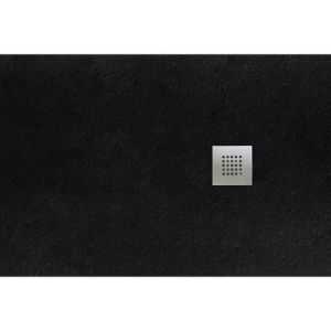 Obrazek Brodzik prostokątny Opal 140/90/2.6 czarny