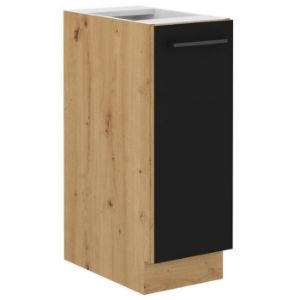 Obrazek Szafka Kuchenna Modena 30d cargo bb czarny/dąb artisan