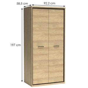 Obrazek Szafa Mediolan M1 Natural Hikora