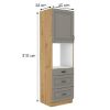 Obrazek Szafka kuchenna Stilo claygrey/artisan 60dps/210 3s 1f