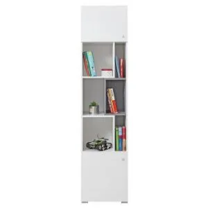 Obrazek Regał Sigma Si6 Biały Lux/Beton