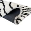 Obrazek Dywan Shaggy Sonic 0.8/1.5 Psr-13571 ivory/black