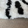 Obrazek Dywan Shaggy Sonic 0.8/1.5 Psr-13571 ivory/black