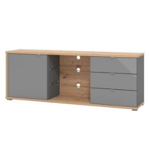 Obrazek Szafka RTV Andora 175 szary 11011383