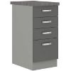 Obrazek Szafka kuchenna Grey 40d 4s bb