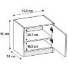 Obrazek Garderoba Roj 14 biała + Kronos 09 niebieski