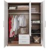 Obrazek Szafa Smart SR3 100 cm dąb sonoma/biały