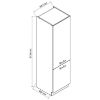 Obrazek Szafka kuchenna Max D60lo 2133 Pl 2fr Granit