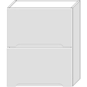 Szafka Kuchenna Zoya W60grf/2 Biały Groszek/Biały