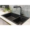 Obrazek Bateria Zlewozmywakowa Preto W/W Czarna