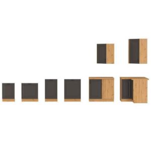Obrazek Szafka kuchenna STILO grafit mat/artisan 60gu-36 1f