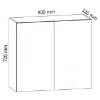 Obrazek Szafka kuchenna Gardena G80 white