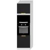 Obrazek Szafka kuchenna Denis d60pk mv 2133 pl czarny mat/biały 