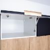 Obrazek Szafka kuchenna Denis d60pk mv 2133 pl czarny mat/biały 