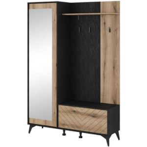 Obrazek Garderoba Diamond dąb evoke/czarny