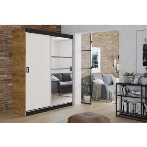 Obrazek Szafa Retro 138 6L craft / front biały